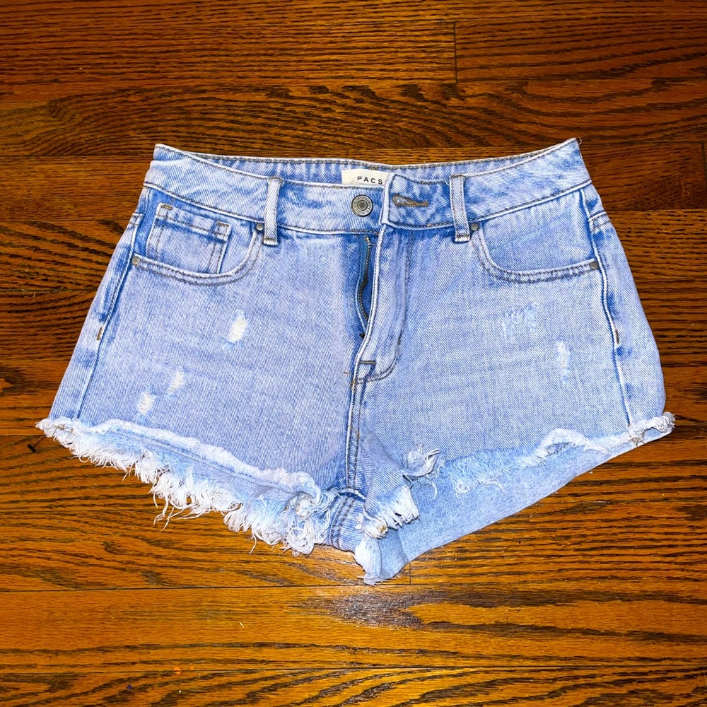 Pacsun High Rise Festival Shorts, Size 25